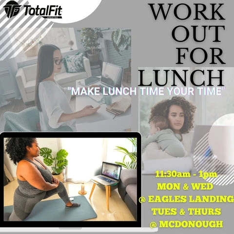 WORK OUT FOR LUNCH TRAINING SESSION 11:30AM - 1PM
